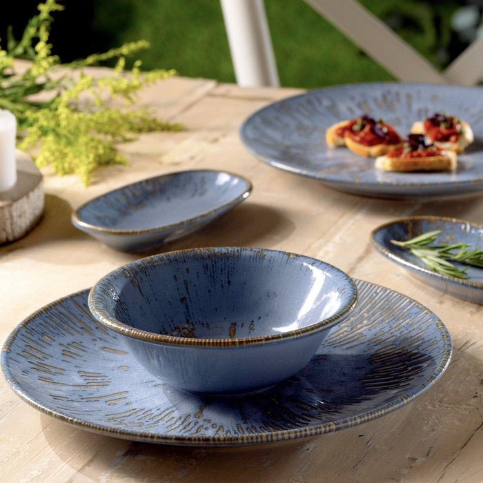 Bonna Serveerschaal - Sky Snell - Porselein - 24x14 cm - set van 2