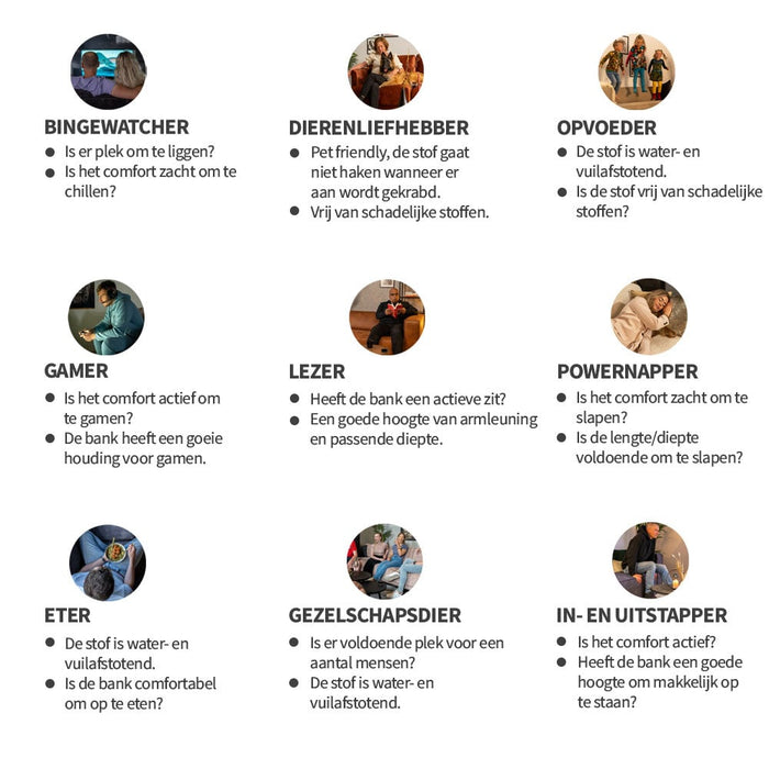 Bronx71 Hoekbank Kansas antraciet| donkergroen ribstof links