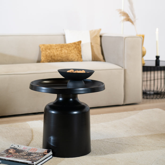 Bronx71 Salontafel Donna rond metaal zwart