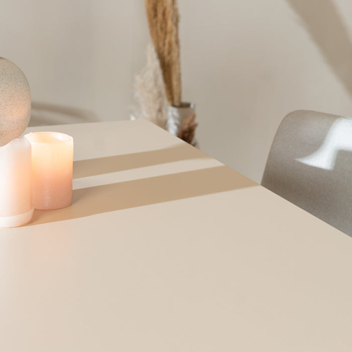 Bronx71 Bartafel Nils melamine beige 140 x 80 x 109 cm