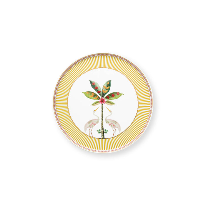 Pip Studio La Majorelle Taartplateau - Servies - Geel - 21cm