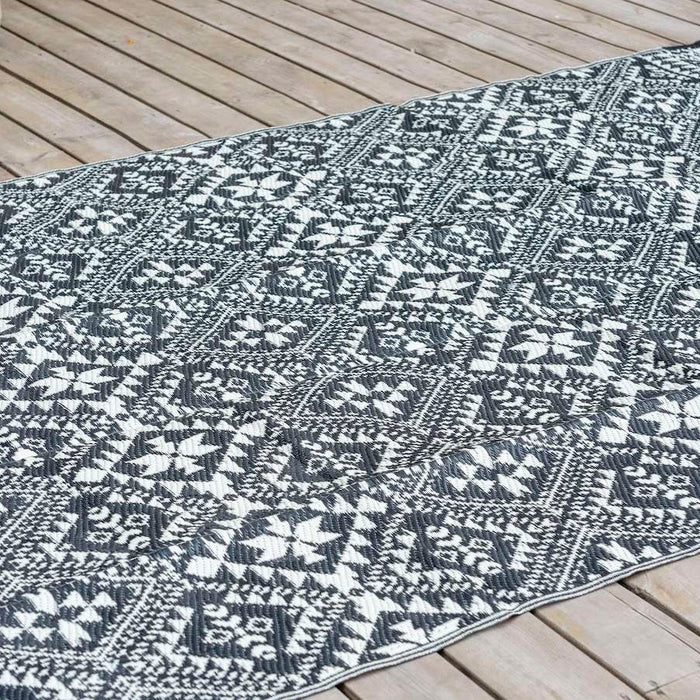 Feel Furniture - Vloerkleed voor buiten - 280x370cm - Zwartwit
