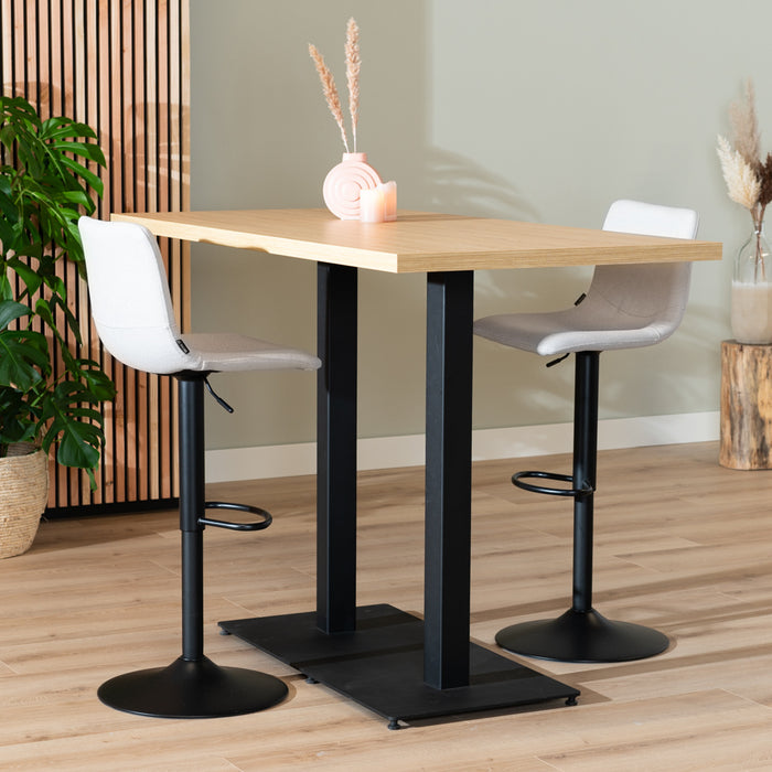 Bronx71 Bartafel Nils melamine eiken 160 x 80 x 109 cm