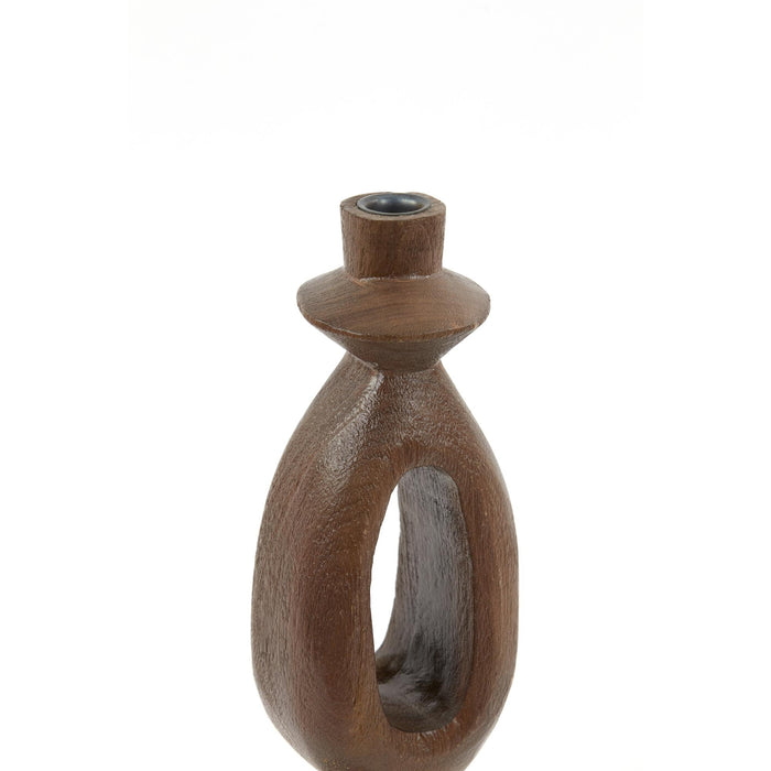 Light&living D - Kandelaar 11x11x36 cm DJANGO hout mat roodbruin