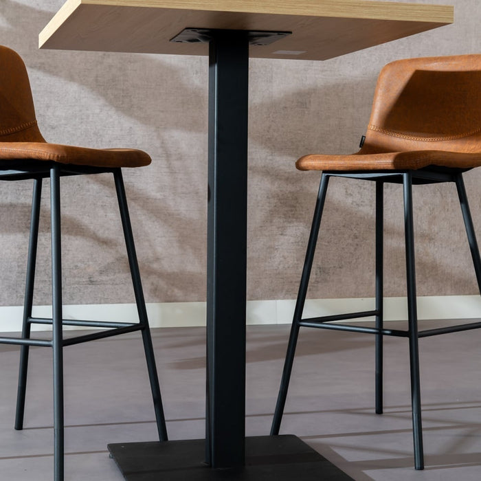 Bronx71 Bartafel Nils melamine eiken 70 x 70 x 109 cm