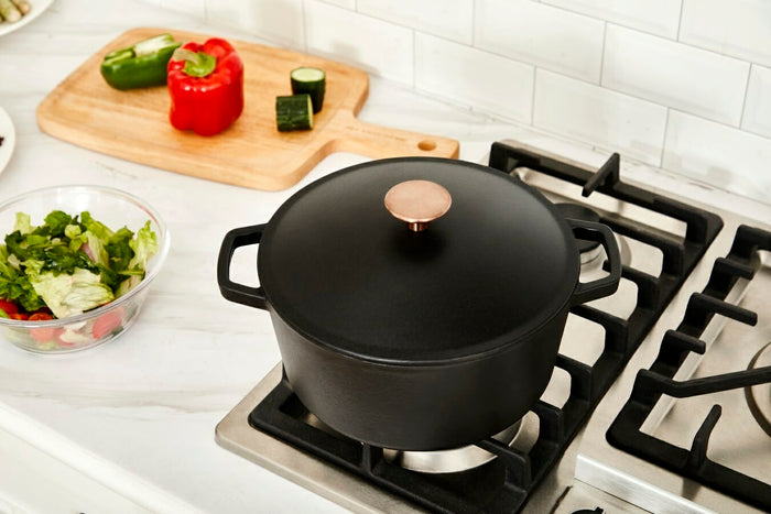 Buccan - Hamersley - Gietijzeren braadpan 24cm - Zwart