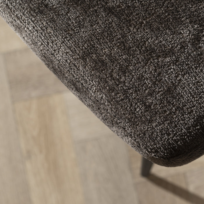 Bronx71 Barkruk River chenille bruin 75cm