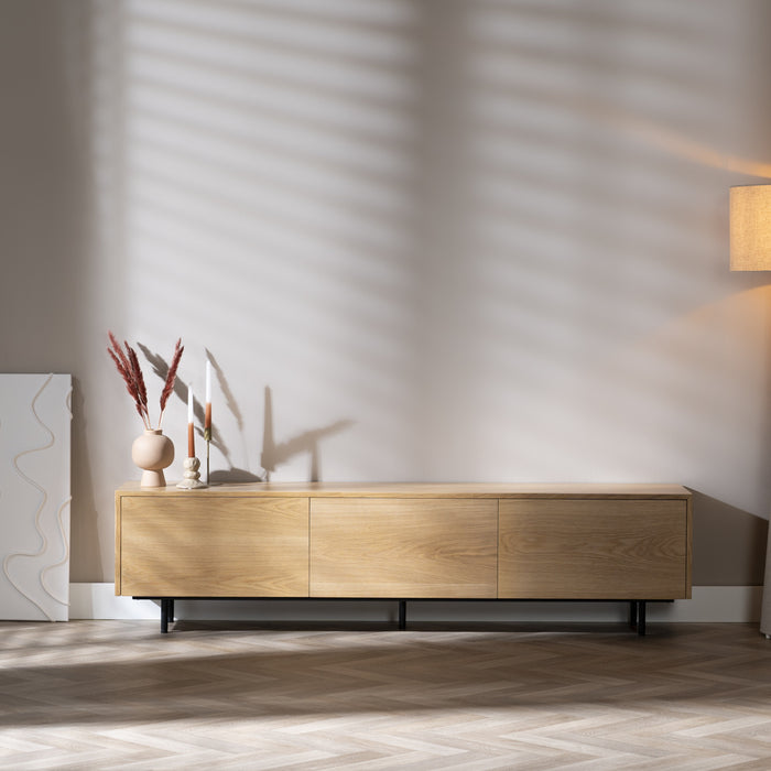 Bronx71 Tv-meubel Thomas blank eiken 180 cm