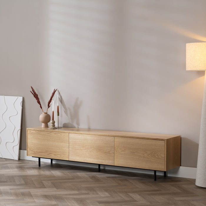 Bronx71 Tv-meubel Thomas blank eiken 180 cm