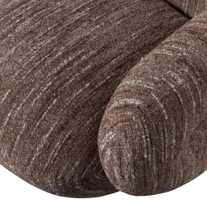 WOOOD Folke Fauteuil - Chenille - Oudroze Melange - 70x88x88