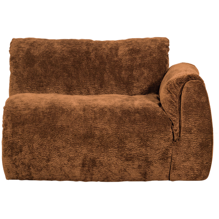 WOOOD Baggy 1-Zits Met Arm Rechts - 3D Chenille - Middenbruin -