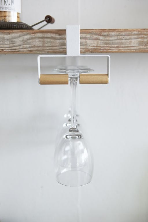 Yamazaki Wijnglazenhouder Hangend - Tosca - Wit