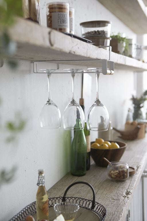 Yamazaki Wijnglazenhouder Hangend - Tosca - Wit