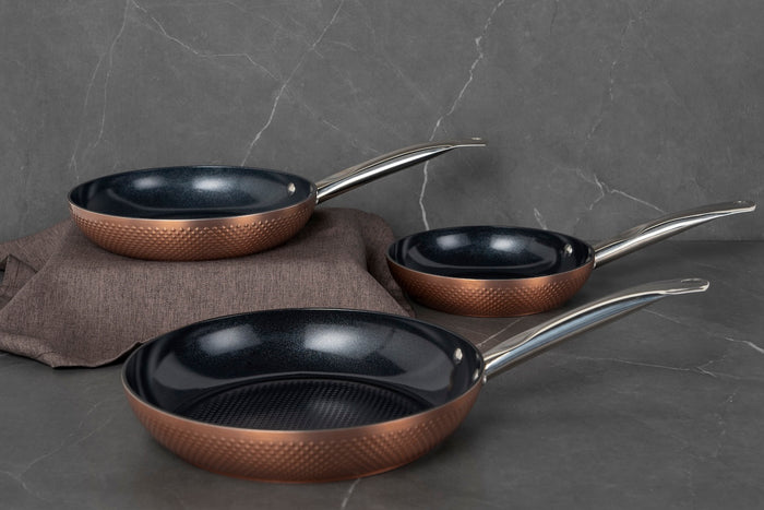 Buccan - Keramische Koekenpannenset - 20 - 24 en 28 cm