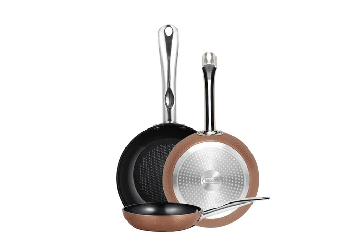 Buccan - Keramische Koekenpannenset - 20 - 24 en 28 cm