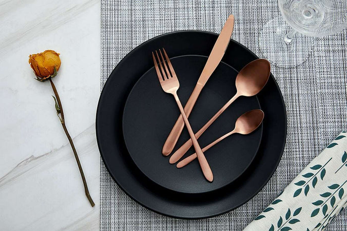 Buccan - Bestekset - London - 24 delig - Rosegoud