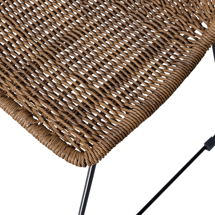 WOOOD Wings Tuinstoelen - Touw|Metaal - Naturel - Set van 2