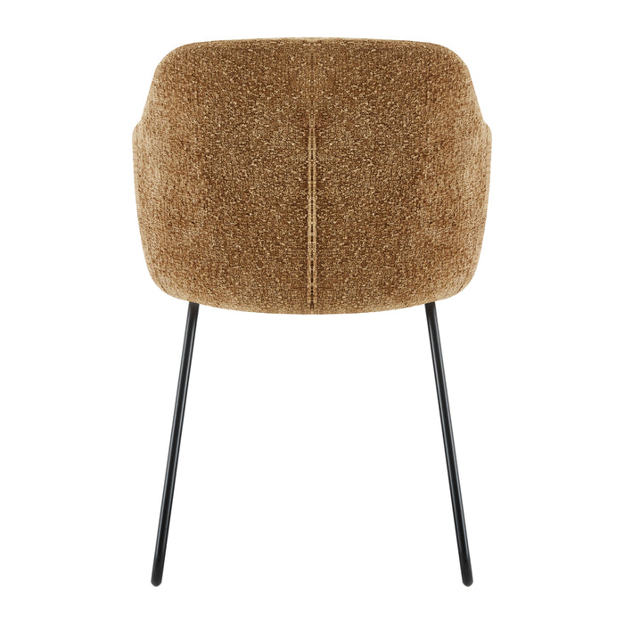 by fonQ Apollo Eetkamerstoel - Bouclé - Caramel