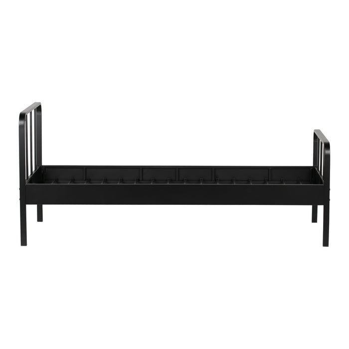 Woood Mees Bed - Zwart - 90 x 200 cm