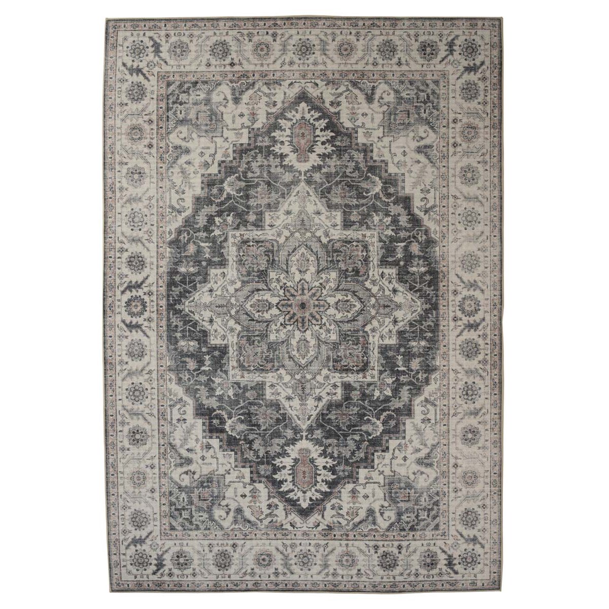 Heritaged Vintage buitenkleed - Valenca Brio grijs - 80x150 cm