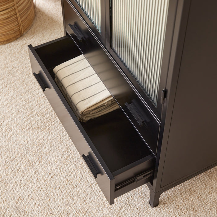 Tikamoon - Kast van geverfd metaal Emil