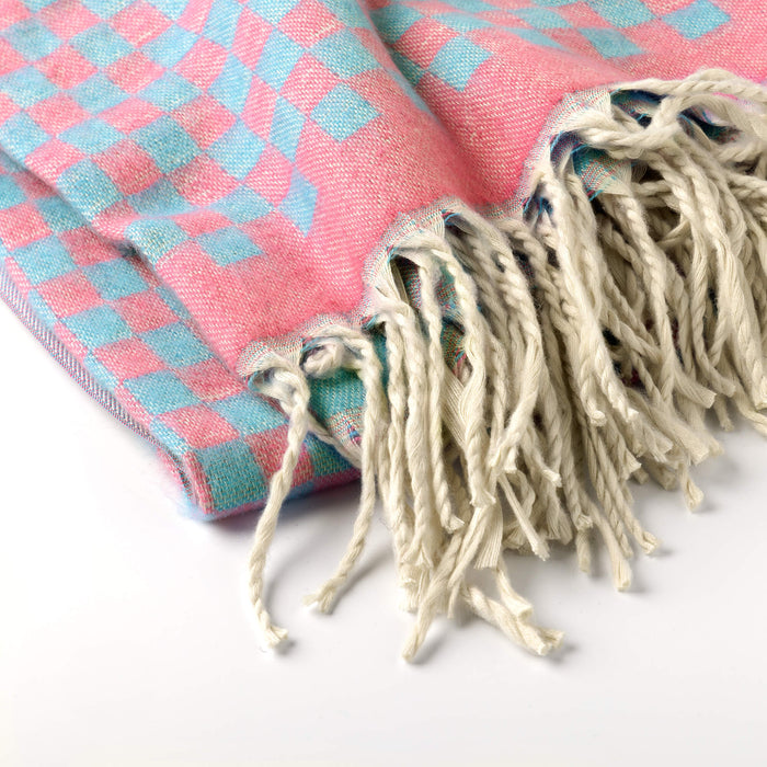 Dutch Decor plaid CRISTAL - 130x170 cm Aqua Splash