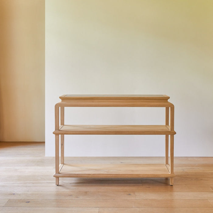 Tikamoon - Consoletafel van massief teakhout Achille 120 cm