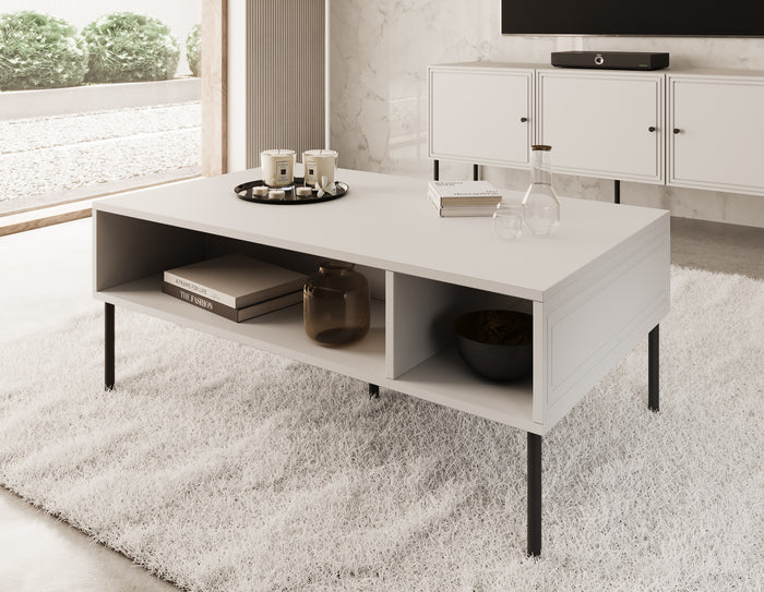 Meubella Salontafel Pierson - Wit - 110 cm