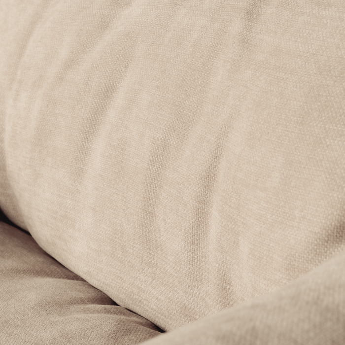 WOOOD Baggy 1-Zits Met Arm Rechts - Geweven Chenille - Zand-81x114x101