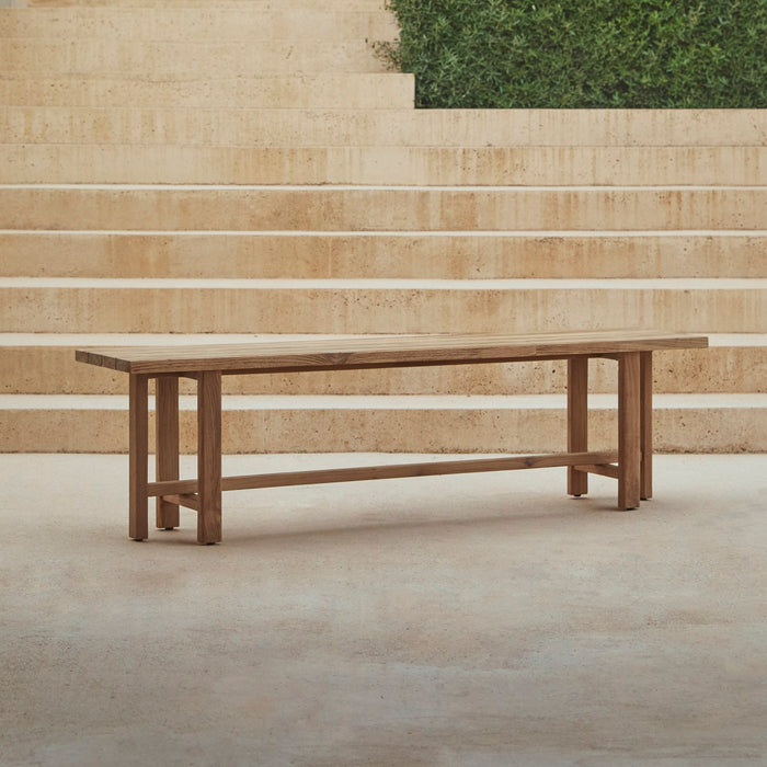 Tikamoon - Tuinbank van gerecycled teakhout 170 Antonia