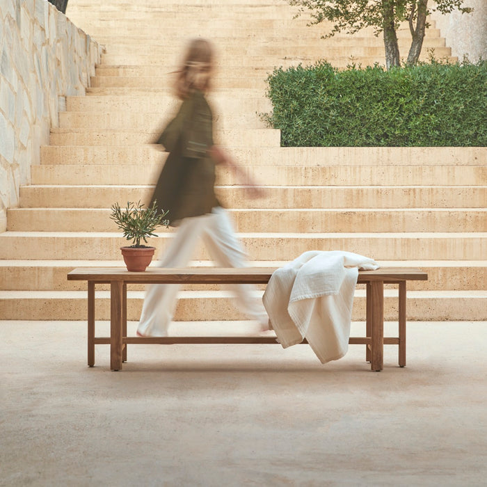 Tikamoon - Tuinbank van gerecycled teakhout 170 Antonia