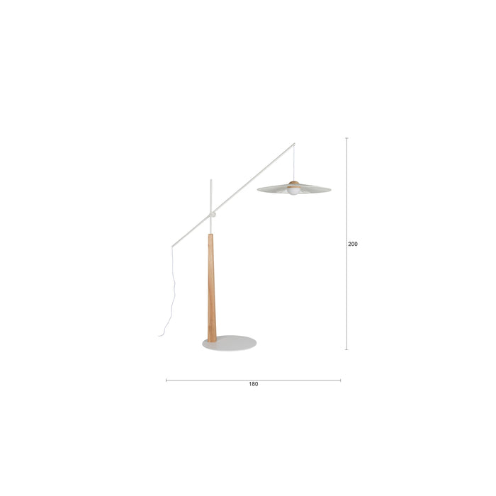 Zuiver Belle Vloerlamp| Staande lamp Beige