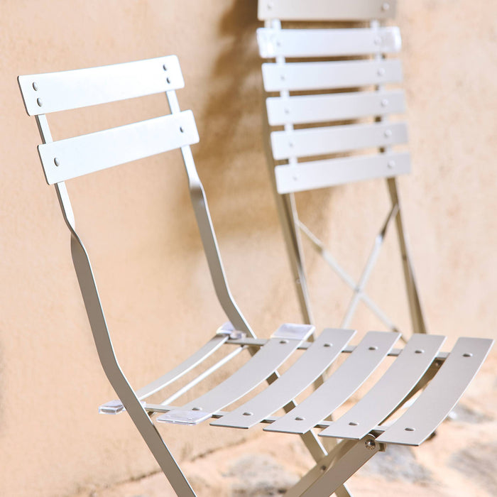 sweeek - Metalen inklapbare tuinstoel (set van 2)