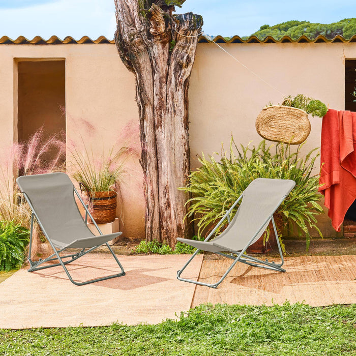 sweeek - Vouwbare tuinstoel (Set van 2)