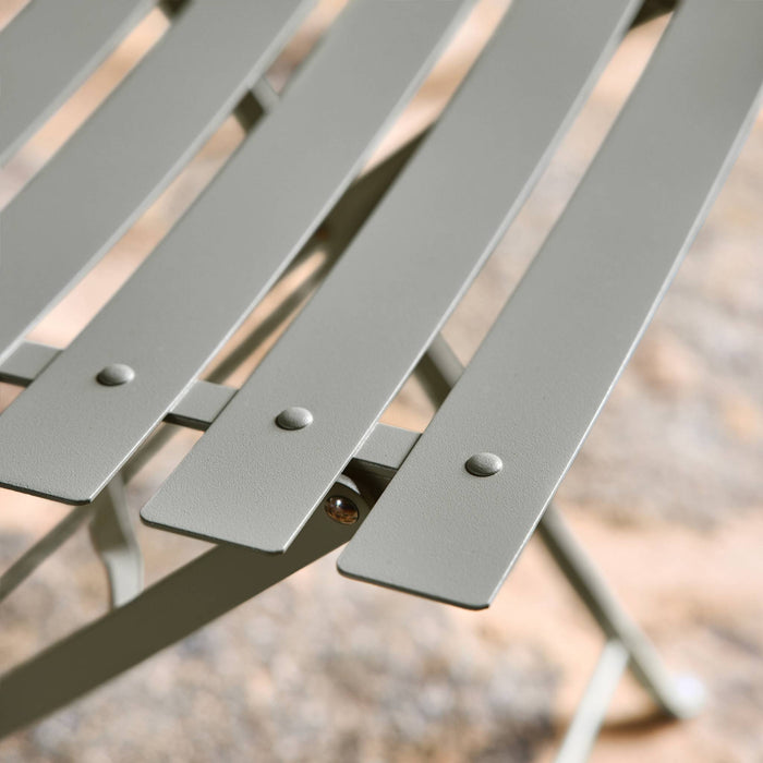 sweeek - Metalen inklapbare tuinstoel (set van 2)