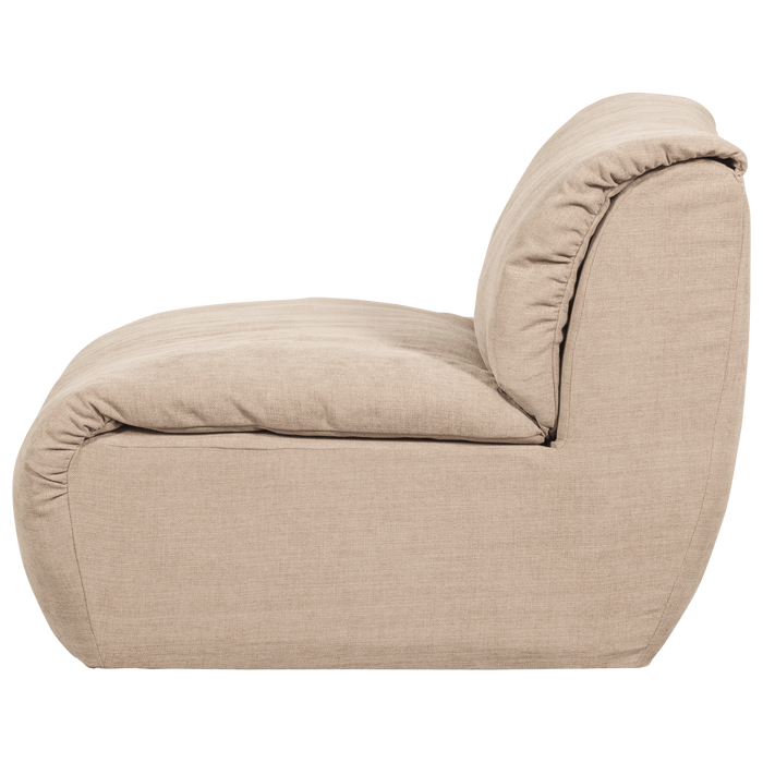 WOOOD Baggy 1-Zits Element - Zand - Geweven Chenille - 81x91x101