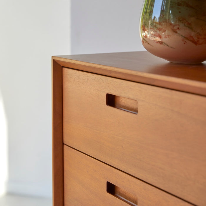 Tikamoon - Magda 50's - Kindercommode in massief mahoniehout