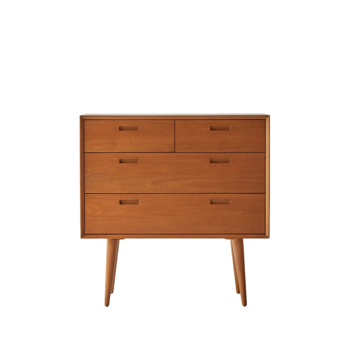 Tikamoon - Magda 50's - Kindercommode in massief mahoniehout