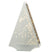 J-Line Kerstdecoratie - glas - goud LED lichtjes