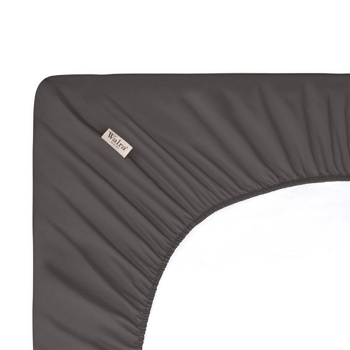 Walra - Hoeslaken Crispy Cotton - 160x220 - Antraciet
