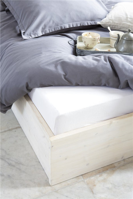 Walra - Hoeslaken Crispy Cotton - 160x200 - Wit