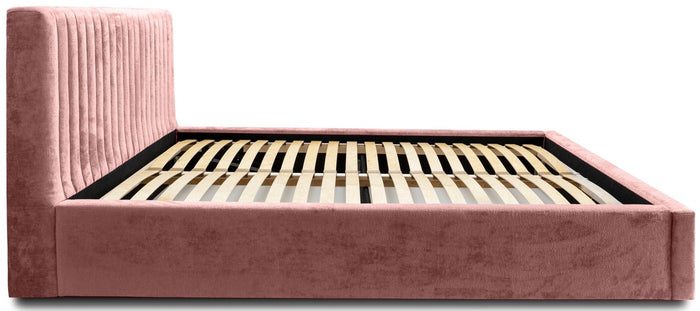 Trae Mobler Vegas 160 x 200 cm Gestoffeerd Bed Stoffig Roze