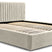 Trae Mobler Vegas 160 x 200 cm Gestoffeerd Bed Creme