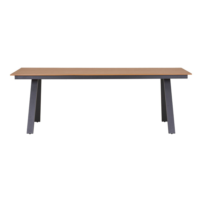 House Nordic - Tuintafel Naturel|Zwart - 220x100x74cm - Toronto