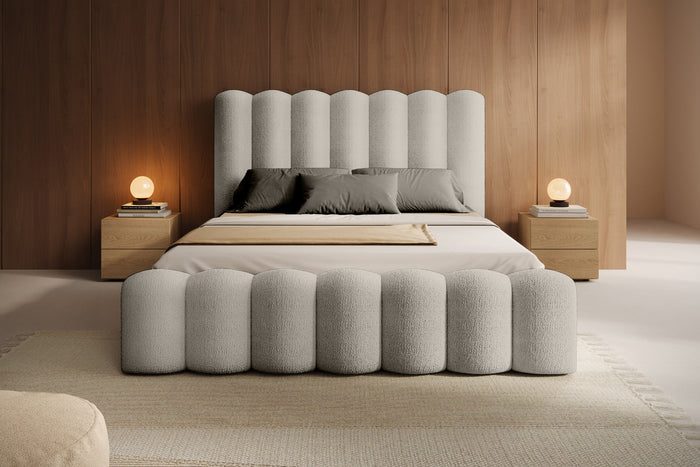 Trae Mobler Amore 180 x 200 cm Gestoffeerd Bed Beige