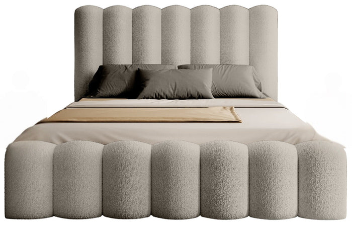 Trae Mobler Amore 180 x 200 cm Gestoffeerd Bed Beige