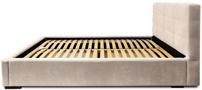 Trae Mobler Faro 140 x 200 cm Gestoffeerd Bed Beige