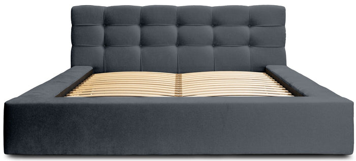 Trae Mobler Grace 160 x 200 cm Gestoffeerd Bed Donkerblauw