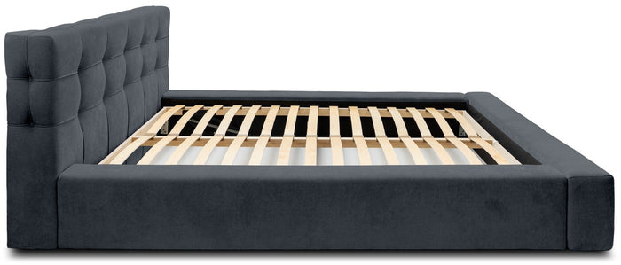 Trae Mobler Grace 160 x 200 cm Gestoffeerd Bed Donkerblauw