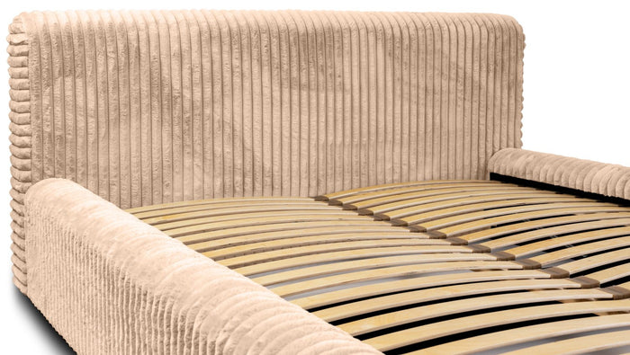 Trae Mobler Hana 180 x 200 cm Gestoffeerd Bed Beige